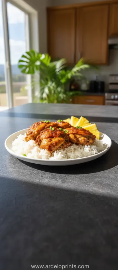 Hawaiian Shoyu Chicken: Easy & Delicious - ready to serve