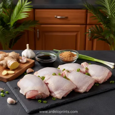 Hawaiian Shoyu Chicken: Easy & Delicious - ingredients preparation