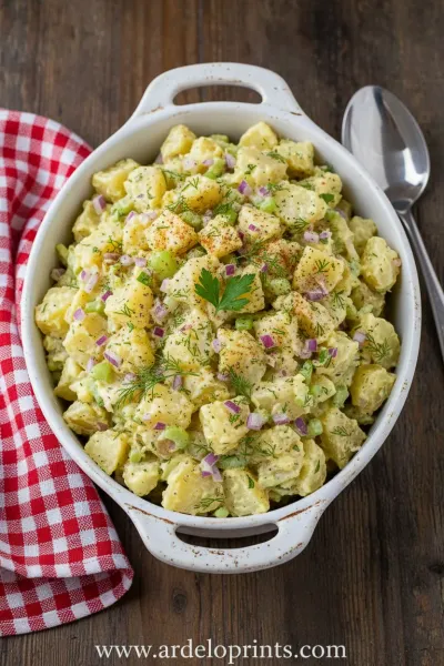 All-American Potato Salad: Best Recipe - ready to serve