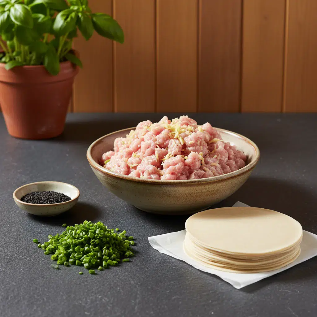 Rat Dumplings Recipe - ingredients preparation