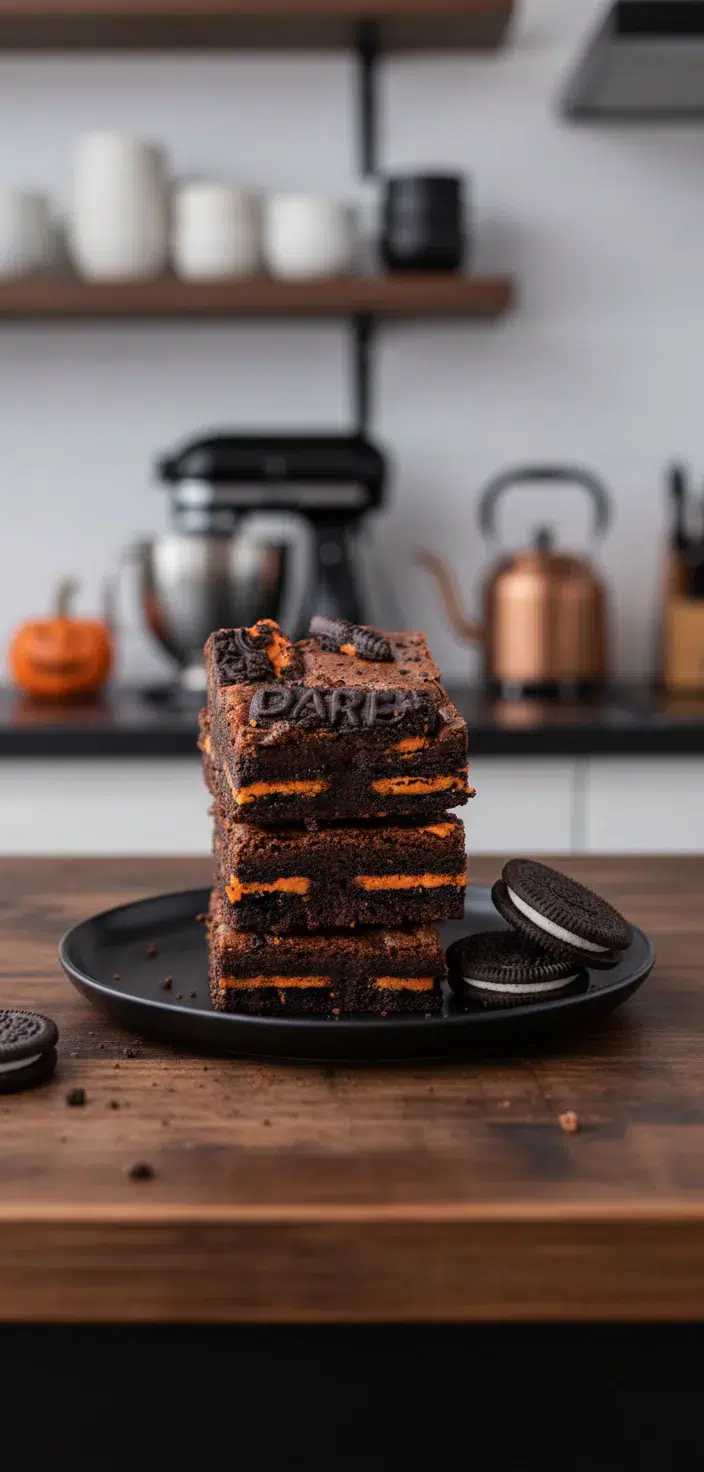 Halloween Oreo Brownies: The Best Recipe! - final presentation