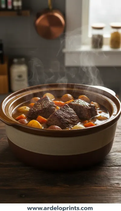 Easy Crockpot Pulled Chicken for Busy Nights - cooking process