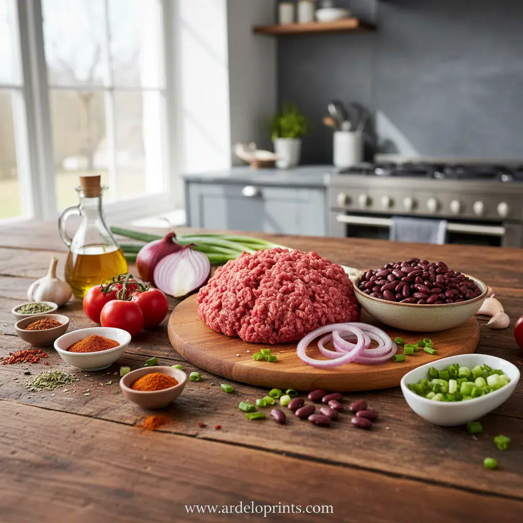 Crockpot Chili Recipe: Ultimate Comfort Food - ingredients preparation