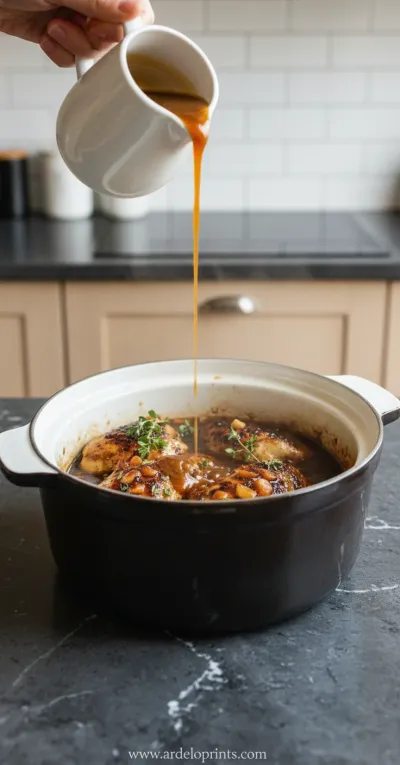 Crockpot Honey Garlic Chicken: Easy Recipe - cooking process