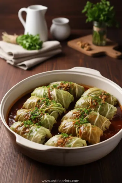 Deconstructed Cabbage Roll Skillet - ready to serve