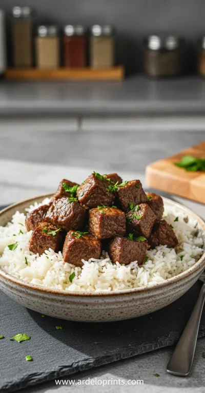 Crockpot Steak Bites: Easy & Flavorful Recipe - ready to serve