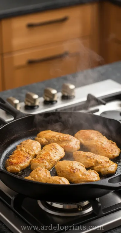 Honey Mustard Chicken Recipe: Juicy & Tangy - cooking process