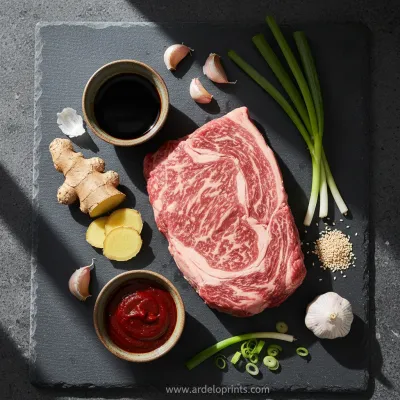 Crockpot Korean BBQ Recipe: Easy Slow Cooker - ingredients preparation