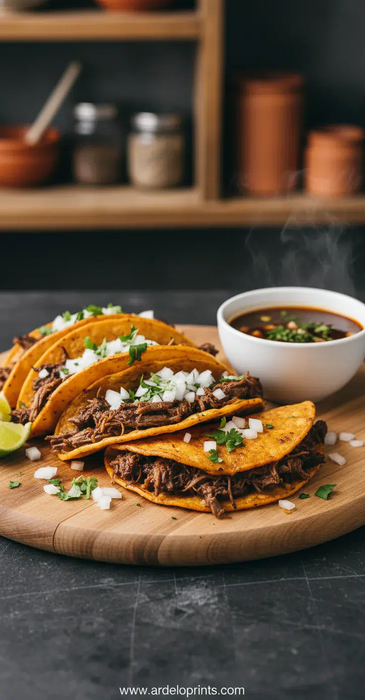 Beef Birria Tacos Recipe: The Tastiest! - final presentation