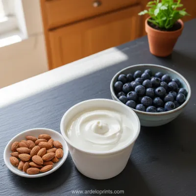 Healthy Bedtime Snacks for Weight Loss & Better Sleep - ingredients preparation
