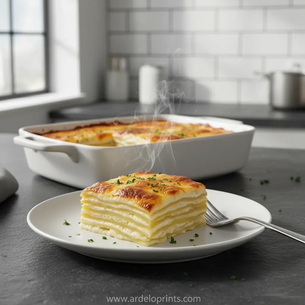 Dauphinoise Potatoes: Creamy Recipe - final presentation
