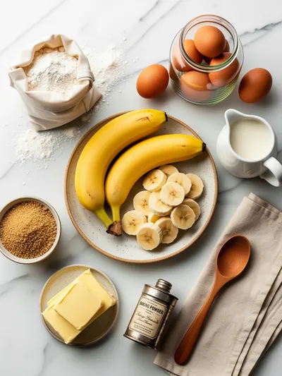 Banana Pancakes Recipe - ready to serve