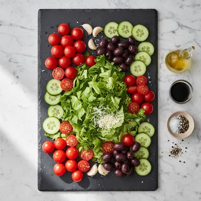 Italian Salad Recipe – Fresh and Easy - cooking process