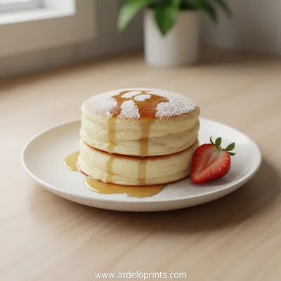 Japanese Fluffy Pancakes Recipe - ready to serve