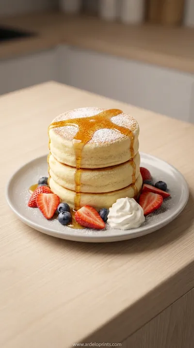 Traditional Fluffy Japanese Souffle Pancakes Recipe