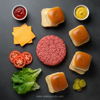 Juicy Cheeseburger Sliders - cooking process