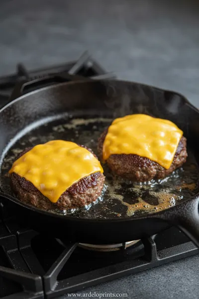 Juicy Cheeseburger Sliders - ingredients preparation