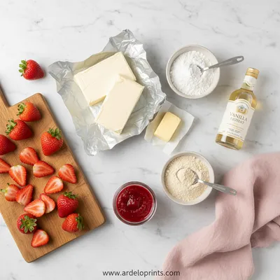 Keto Strawberry Cheesecake Fat Bombs - cooking process