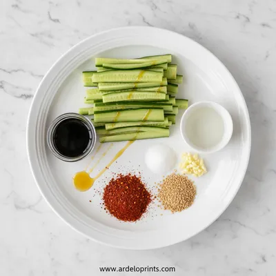 Korean Cucumber Salad – Quick TikTok Recipe - cooking process