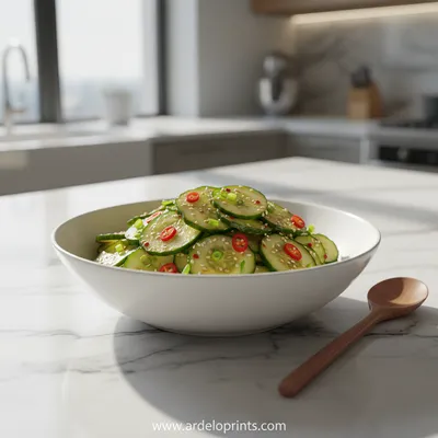 Korean Cucumber Salad – Spicy Tik Tok Recipe