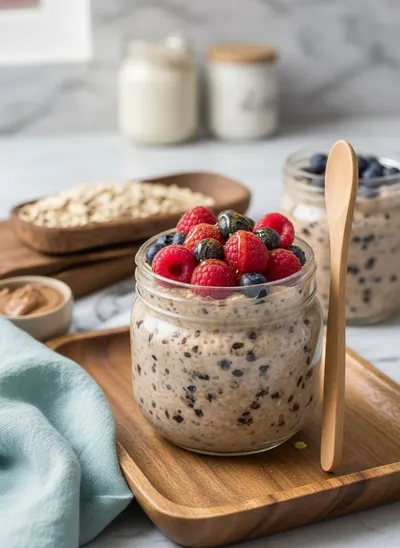 Lactation Overnight Oats – Make-Ahead Breakfast - ready to serve
