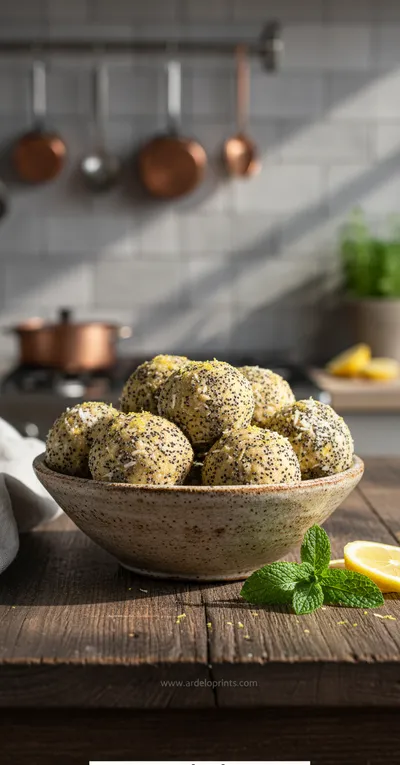 Lemon Bliss Balls: Healthy Energy Protein Snacks
