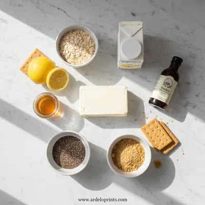 Lemon Cheesecake Overnight Oats - cooking process