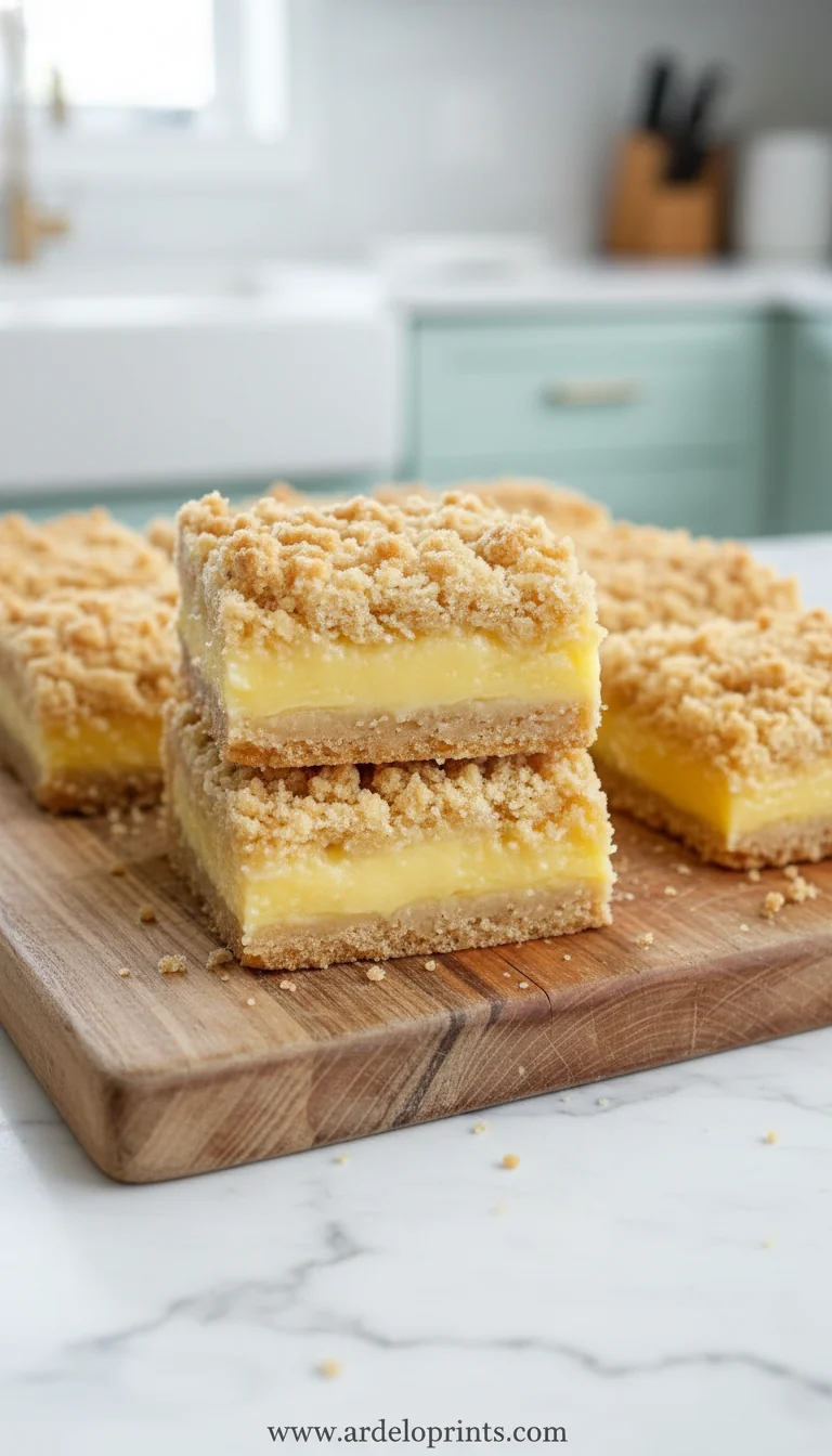 Lemon Crumb Bars – Easy Citrus Dessert - feature image