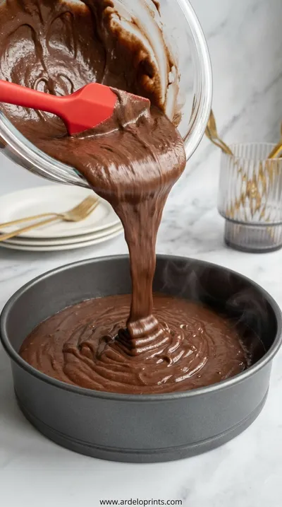 Low Calorie Chocolate Cake Recipe - Only 70 Calories - cooking process