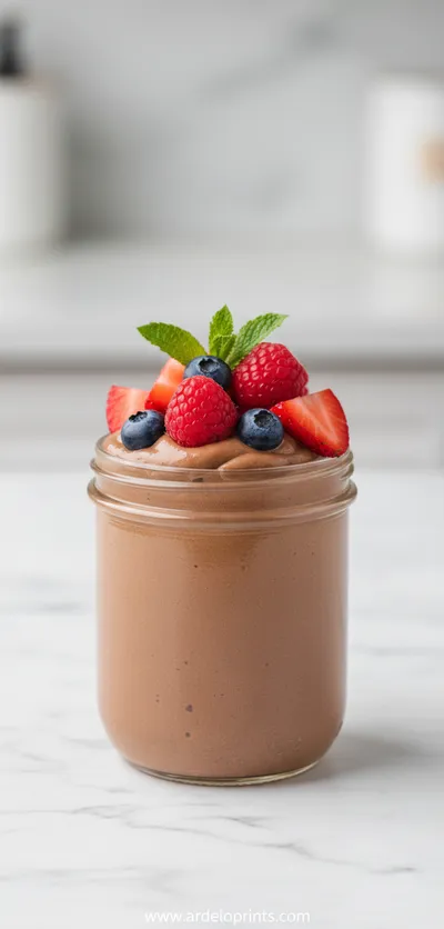 Low Carb Protein Pudding Recipe - Soft and Creamy - ready to serve
