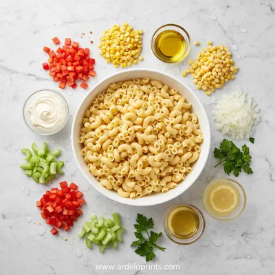 Macaroni Salad - Perfect for Potlucks - cooking process