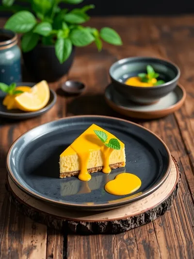 Mango Mousse Cake – Light & Fluffy Dessert - ready to serve