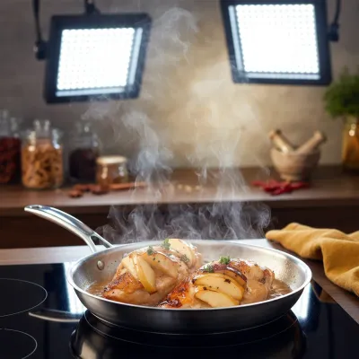 Maple Glazed Apple & Brie Stuffed Chicken - cooking process