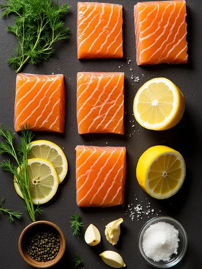 Marry Me Salmon - ingredients preparation