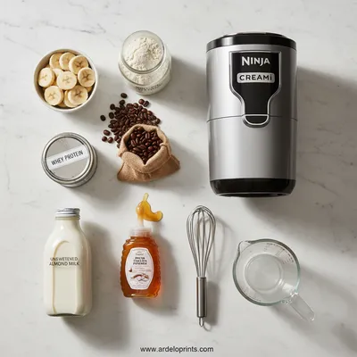 Mocha Espresso Protein Ice Cream - cooking process