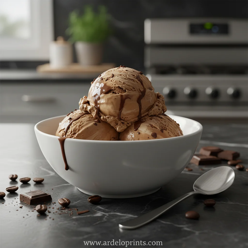 Mocha Espresso Protein Ice Cream - feature image