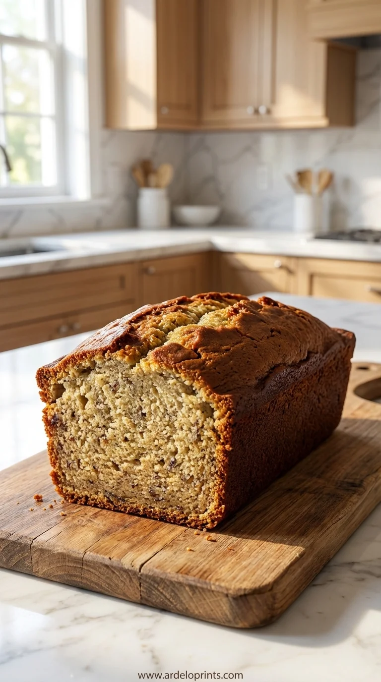 Best Ever Classic Moist Banana Bread Recipe - feature image