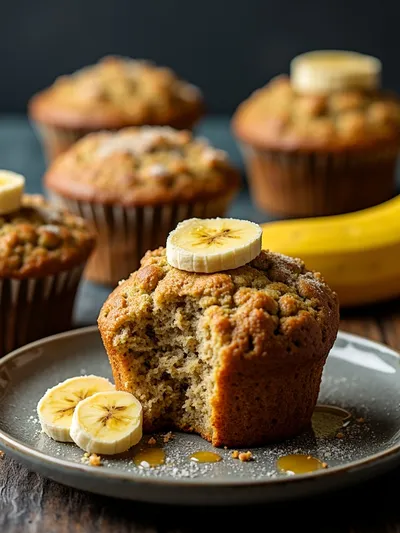Moist Banana Bread Muffins - cooking process