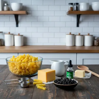 Monster Mac and Cheese: Spooky, Cheesy Fun for Halloween - ingredients preparation