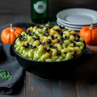Monster Mac and Cheese: Spooky, Cheesy Fun for Halloween - ready to serve
