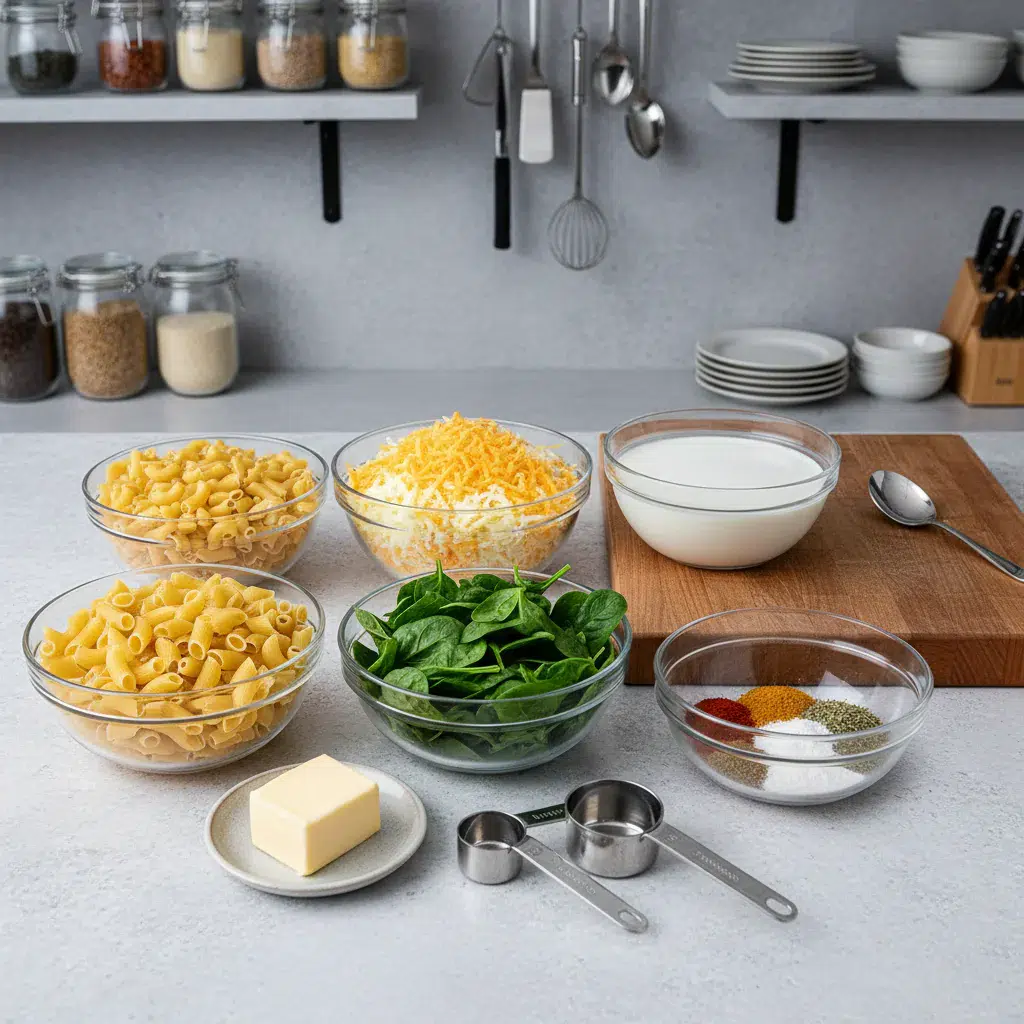 Monster Mac and Cheese: Fun Halloween Dinner - ingredients preparation