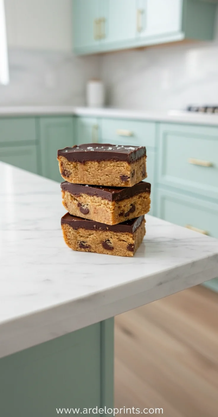 No Bake Cookie Dough Bars – Healthy Gluten‑Free Vegan - feature image