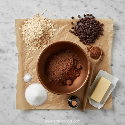 Vintage No-Bake Cookies - cooking process