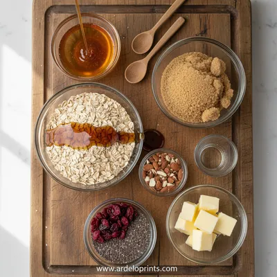 Homemade No Bake Granola Bars - cooking process