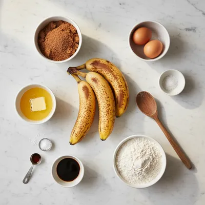 Old Fashioned Banana Bread - cooking process