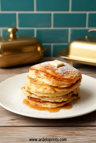 Old Fashioned Buttermilk Pancakes - ready to serve