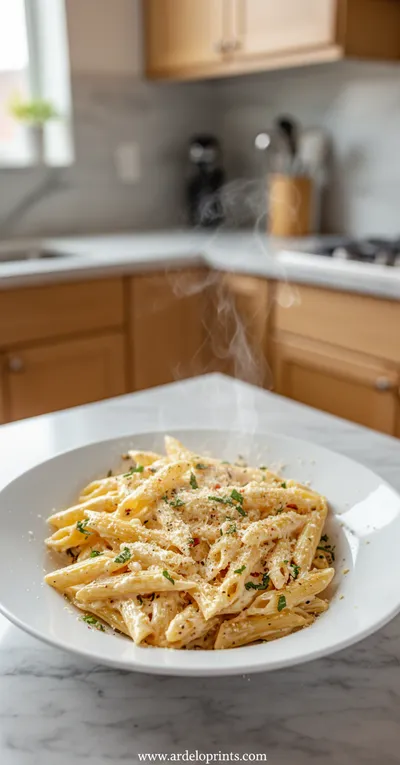 One Pot Creamy Garlic Pasta