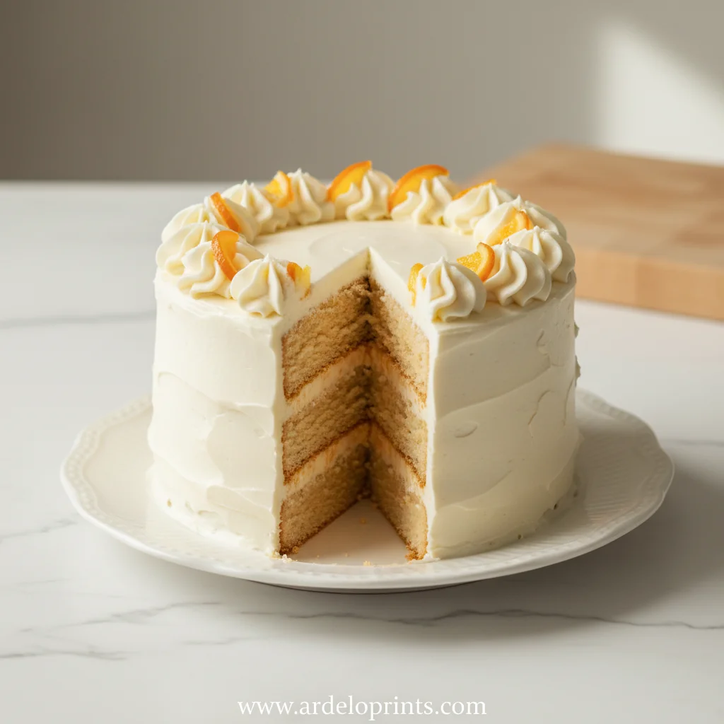 Orange Creamsicle Cake – Dreamy Slice of Sunshine - feature image