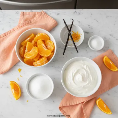 Orange Creamsicle Ice Cream Recipe - cooking process