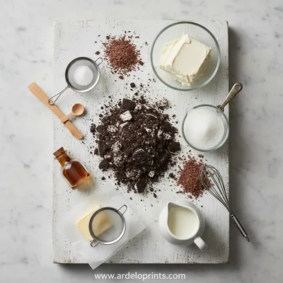 Oreo No-Bake Cheesecake Cups - cooking process